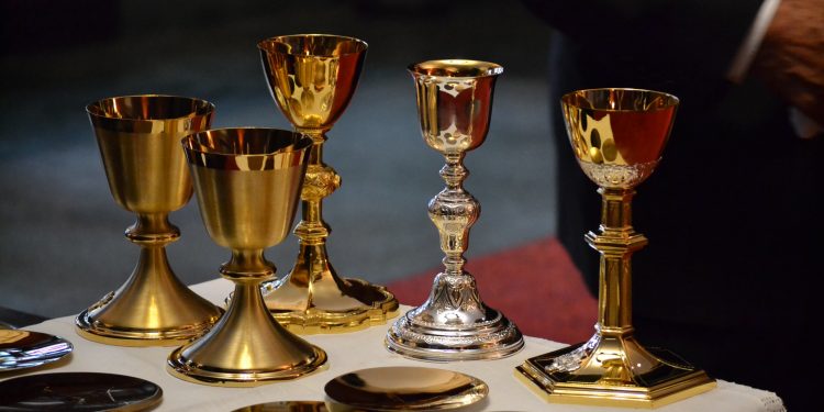 Chalices for Ordination 2017 (CT Photo/Greg Hartman)