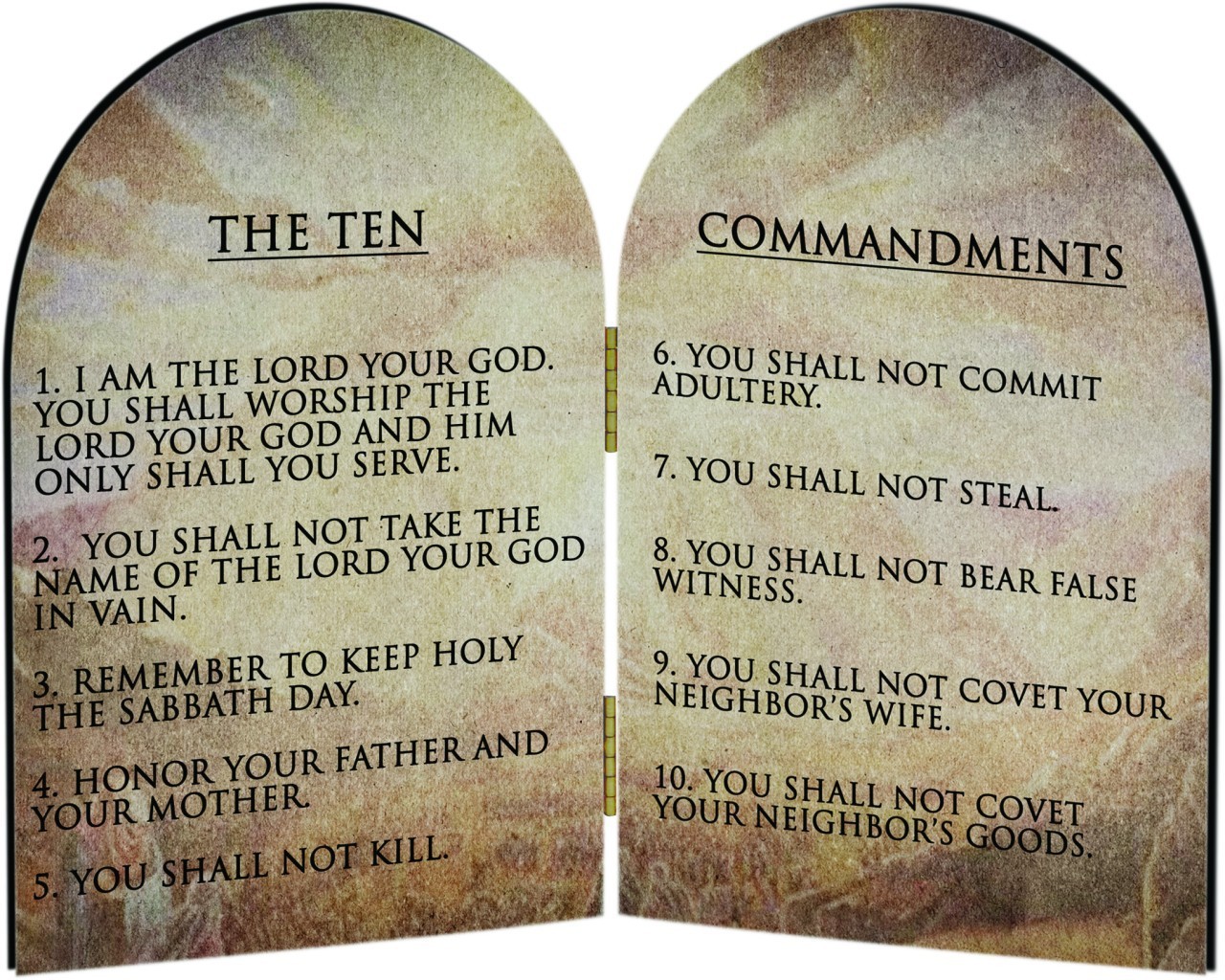 Catholic 10 Commandments Free Printable