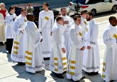 Last time these 9 men enter the Cathedral as Deacons. (CT Photo/Greg Hartman)